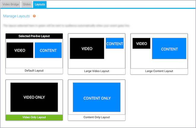 Layouts tab shows the layout options